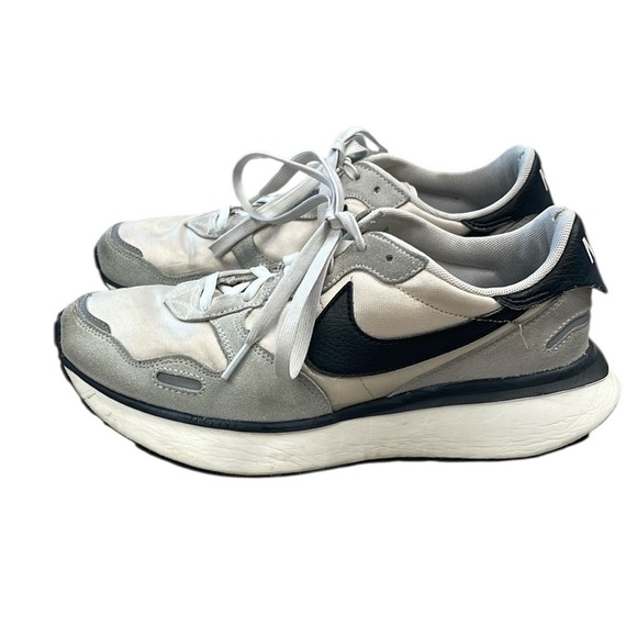 Nike Phoenix Waffle Sneakers Athletic Shoes White Sanddrift Black Womens 9.5 - Picture 1 of 15